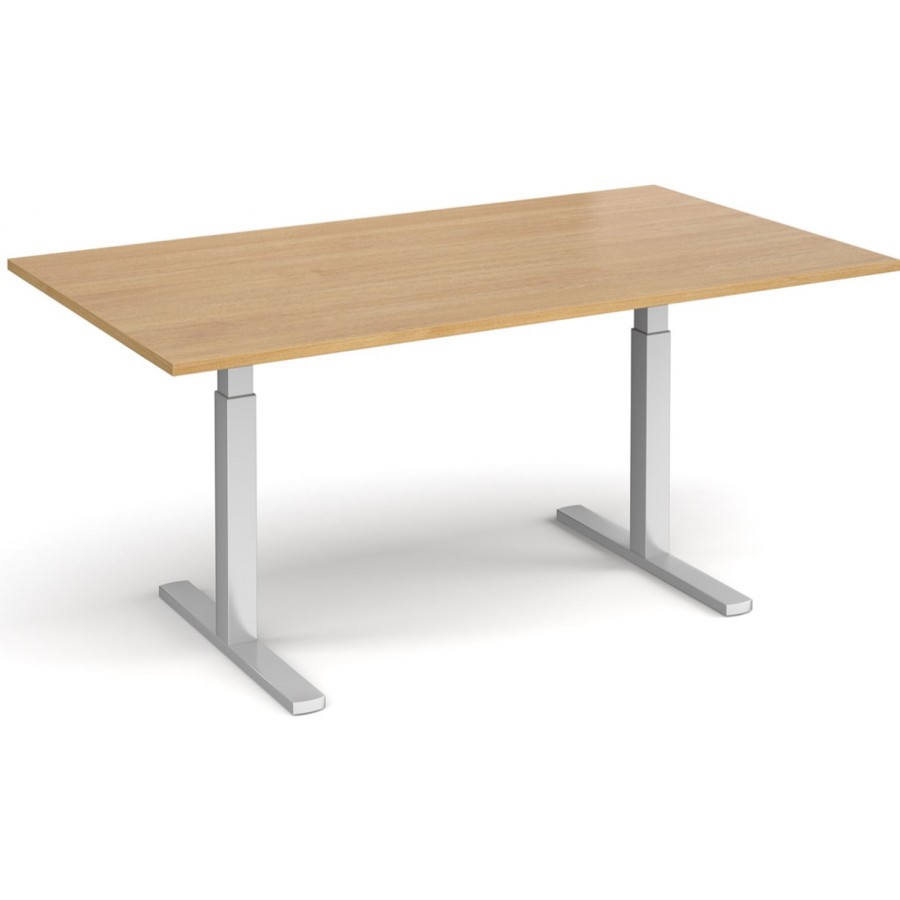 Elev8 Touch Adjustable Rectangular Boardroom Table - 2000mm